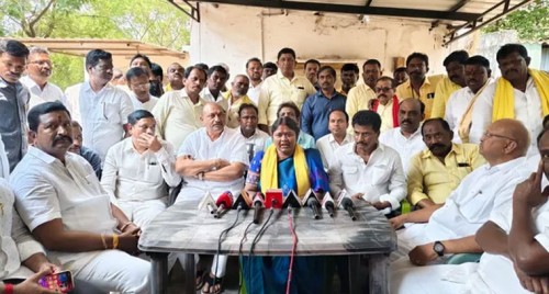 కర్నూలులో టిడిపి నూతన కార్యాలయ భవన నిర్మాణానికి భూమి పూజ