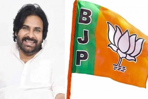 బీజేపీ వికసిత్ సంకల్పం దేశాన్ని ప్రగతి పథంలో.........పవన్ కళ్యాణ్ ?