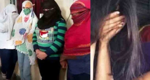 గుంటూరులో వ్యభిచార ముఠా గుట్టు రట్టు 
