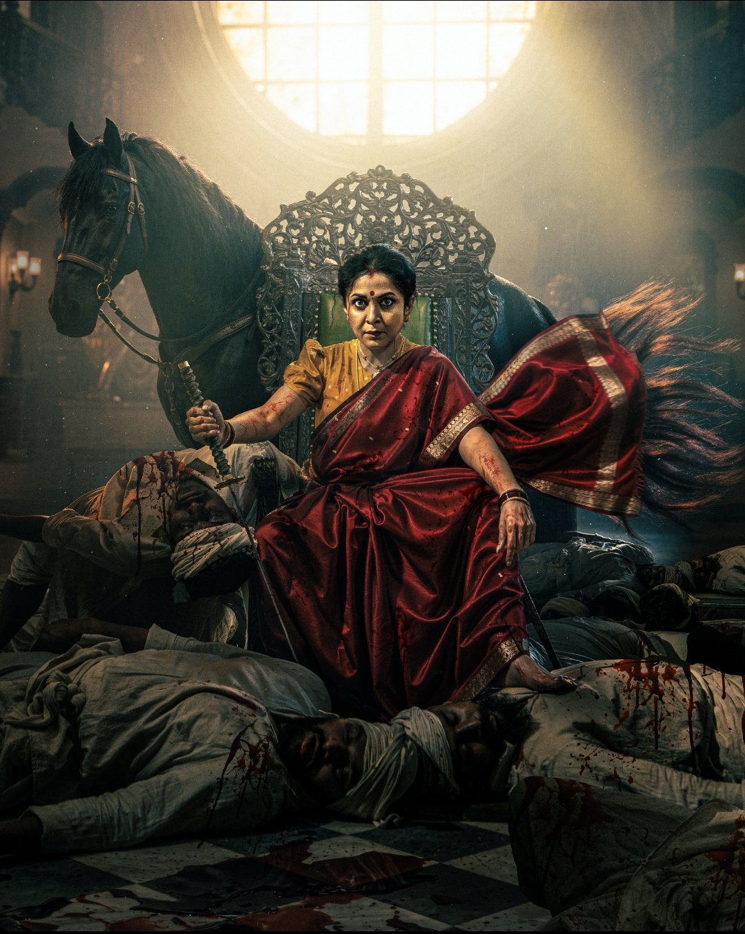 నటి రమ్య కృష్ణ పుట్టినరోజు పోస్టర్ @ డేవిడ్ రెడ్డి మూవీ