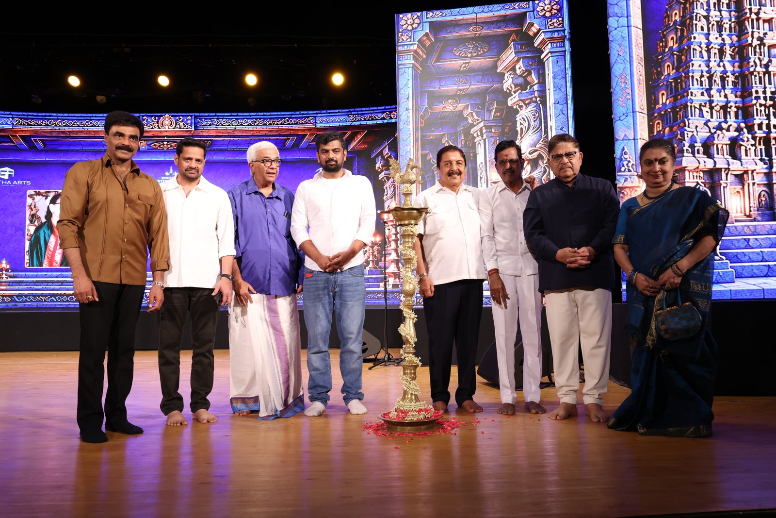 రష్మిక 'ఎం ఎస్ సుబ్బలక్ష్మి బయోపిక్' ఓపెనింగ్ ఫోటోస్