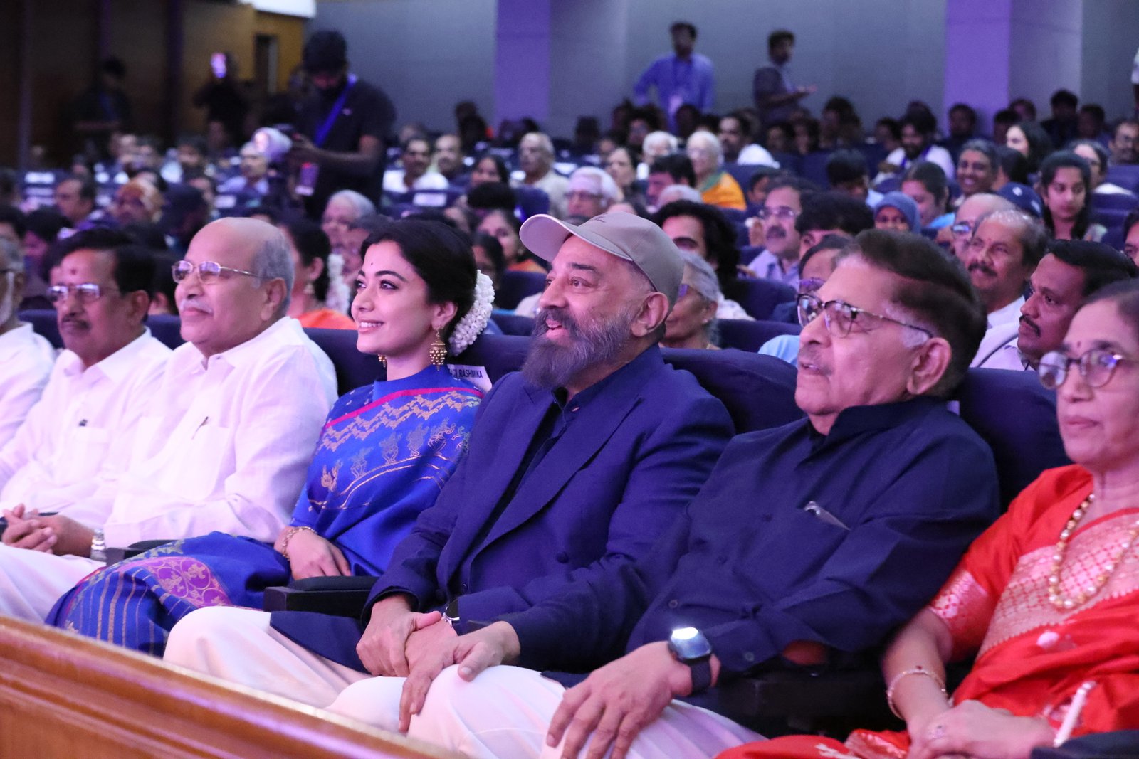 రష్మిక 'ఎం ఎస్ సుబ్బలక్ష్మి బయోపిక్' ఓపెనింగ్ ఫోటోస్