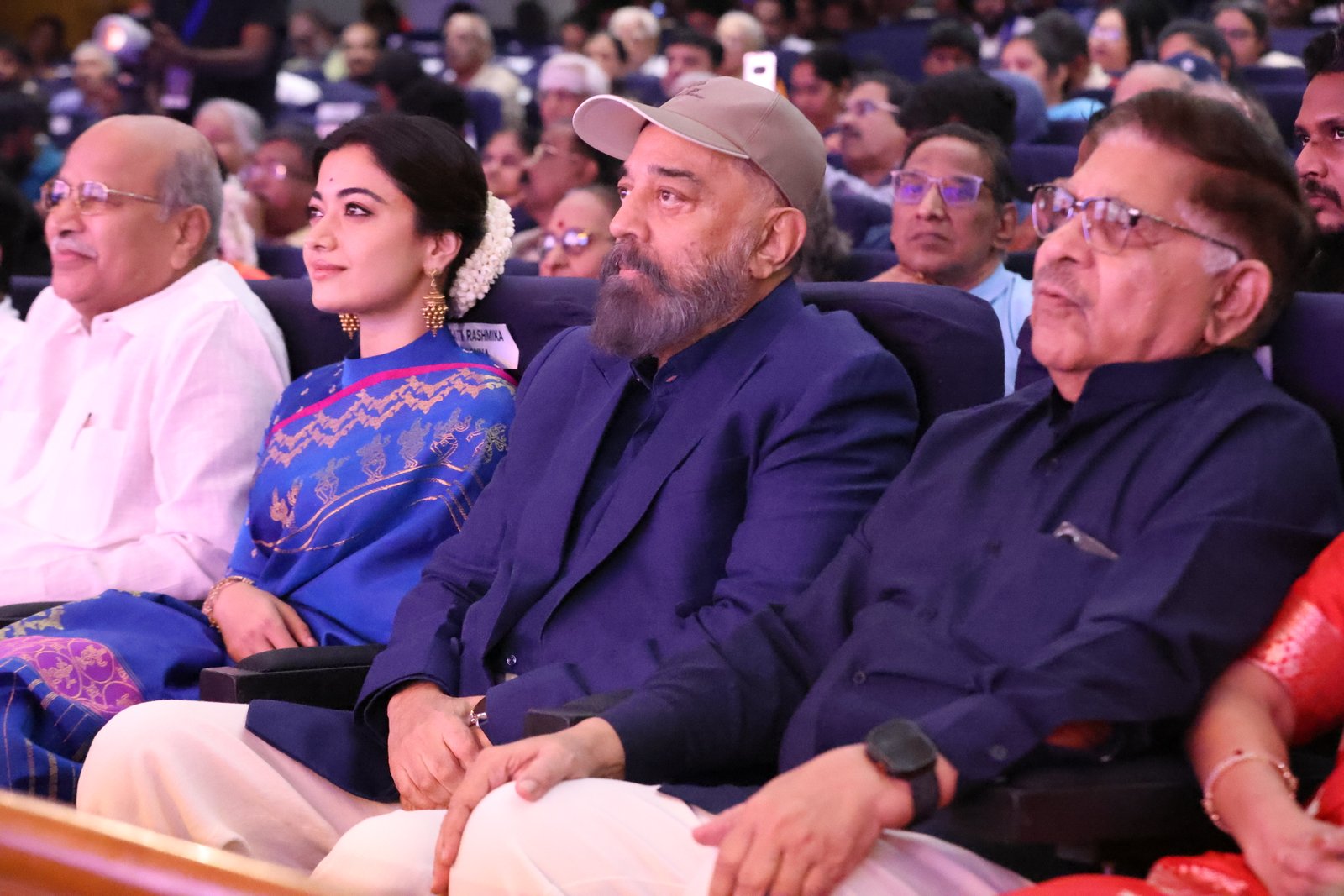 రష్మిక 'ఎం ఎస్ సుబ్బలక్ష్మి బయోపిక్' ఓపెనింగ్ ఫోటోస్