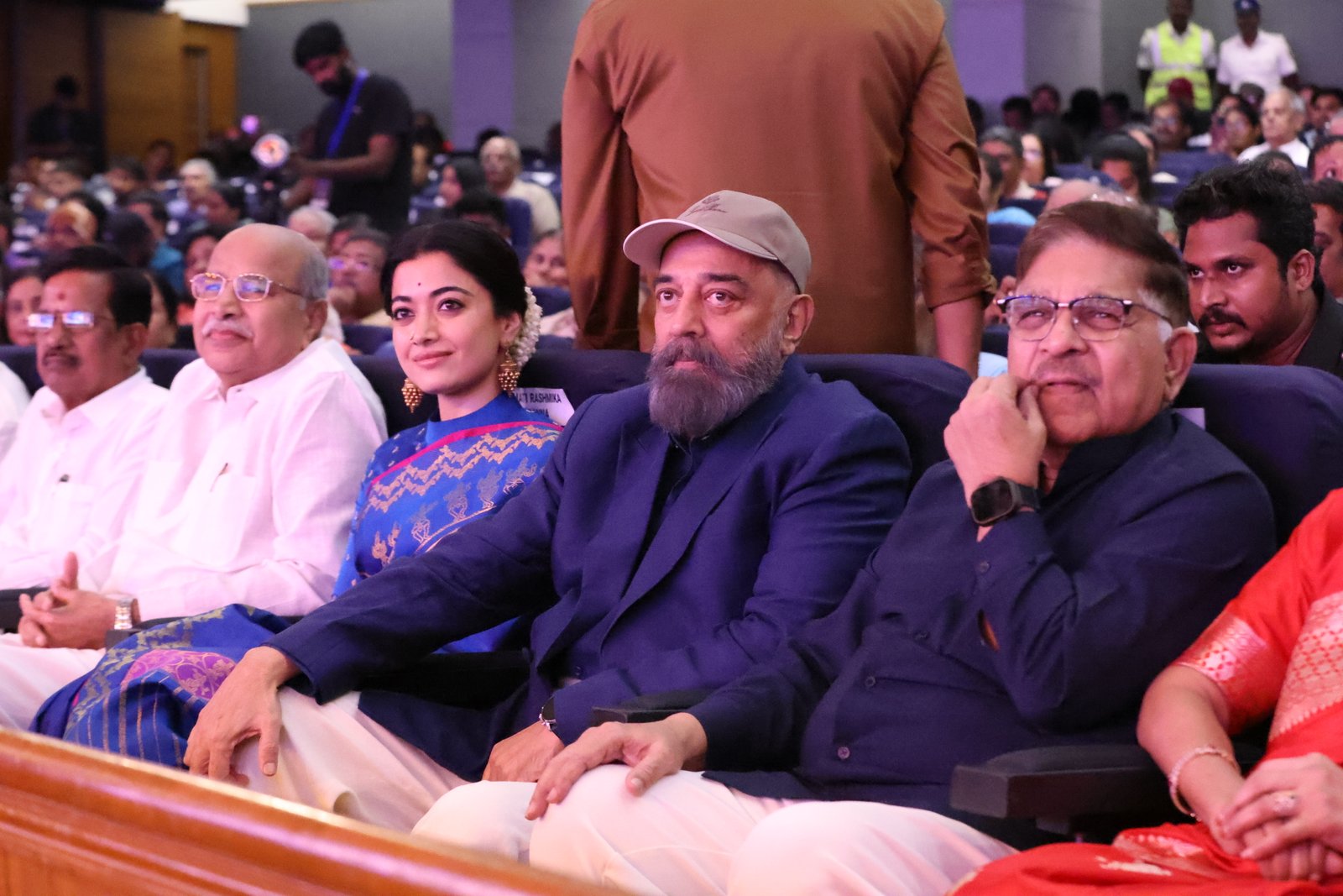 రష్మిక 'ఎం ఎస్ సుబ్బలక్ష్మి బయోపిక్' ఓపెనింగ్ ఫోటోస్
