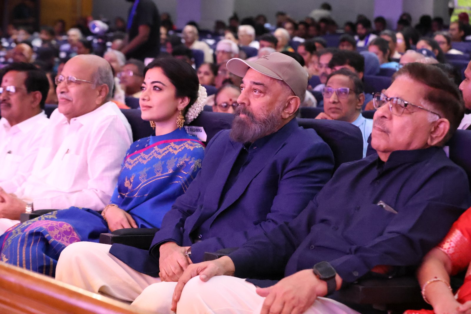 రష్మిక 'ఎం ఎస్ సుబ్బలక్ష్మి బయోపిక్' ఓపెనింగ్ ఫోటోస్