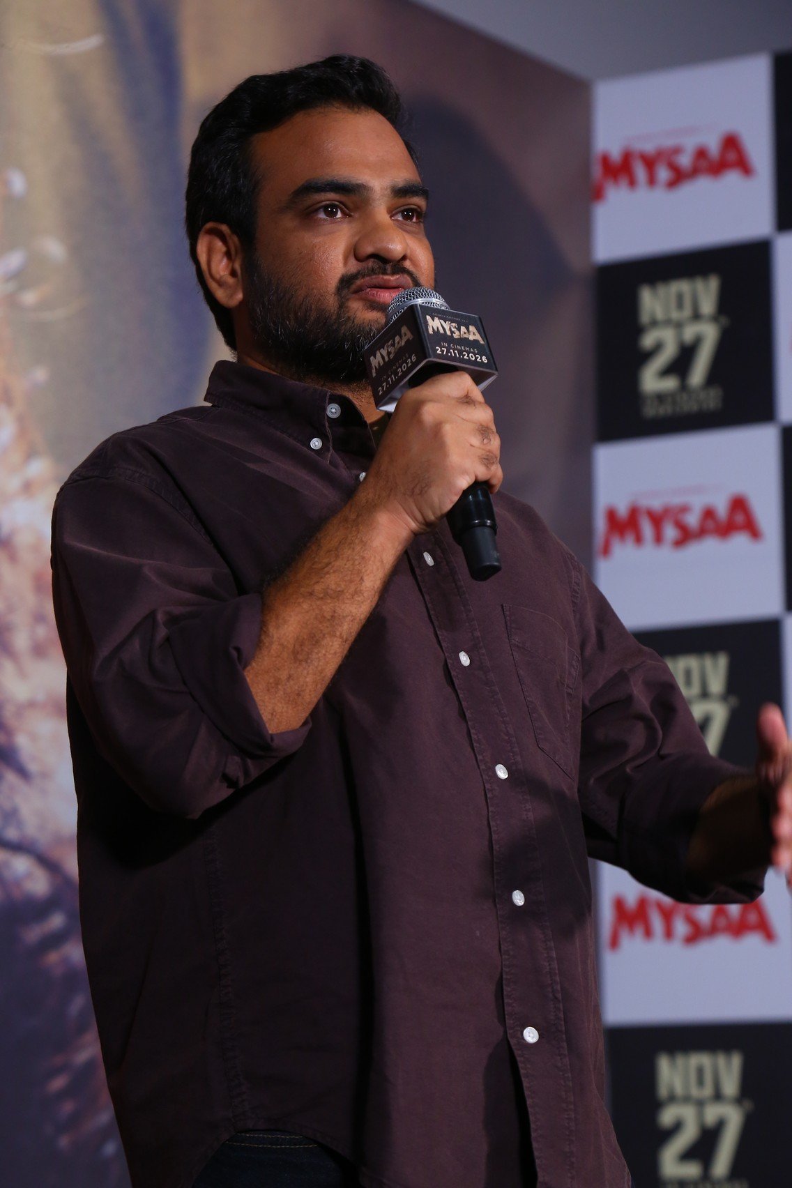 మైసా మూవీ టీజర్ లాంచ్ ఫోటోస్ 