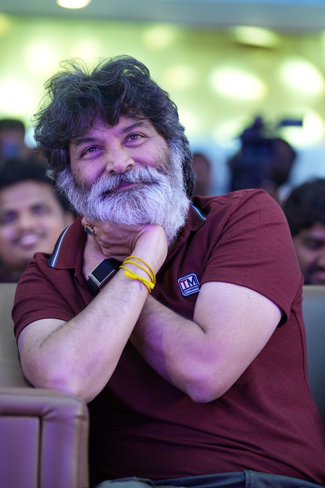డైరెక్టర్ త్రివిక్రమ్ ఫోటోస్ @ ఆదర్శ కుటుంబం సాంగ్ లాంచ్ 