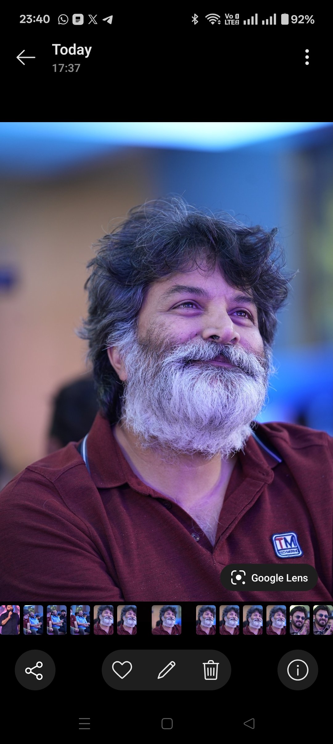డైరెక్టర్ త్రివిక్రమ్ ఫోటోస్ @ ఆదర్శ కుటుంబం సాంగ్ లాంచ్ 