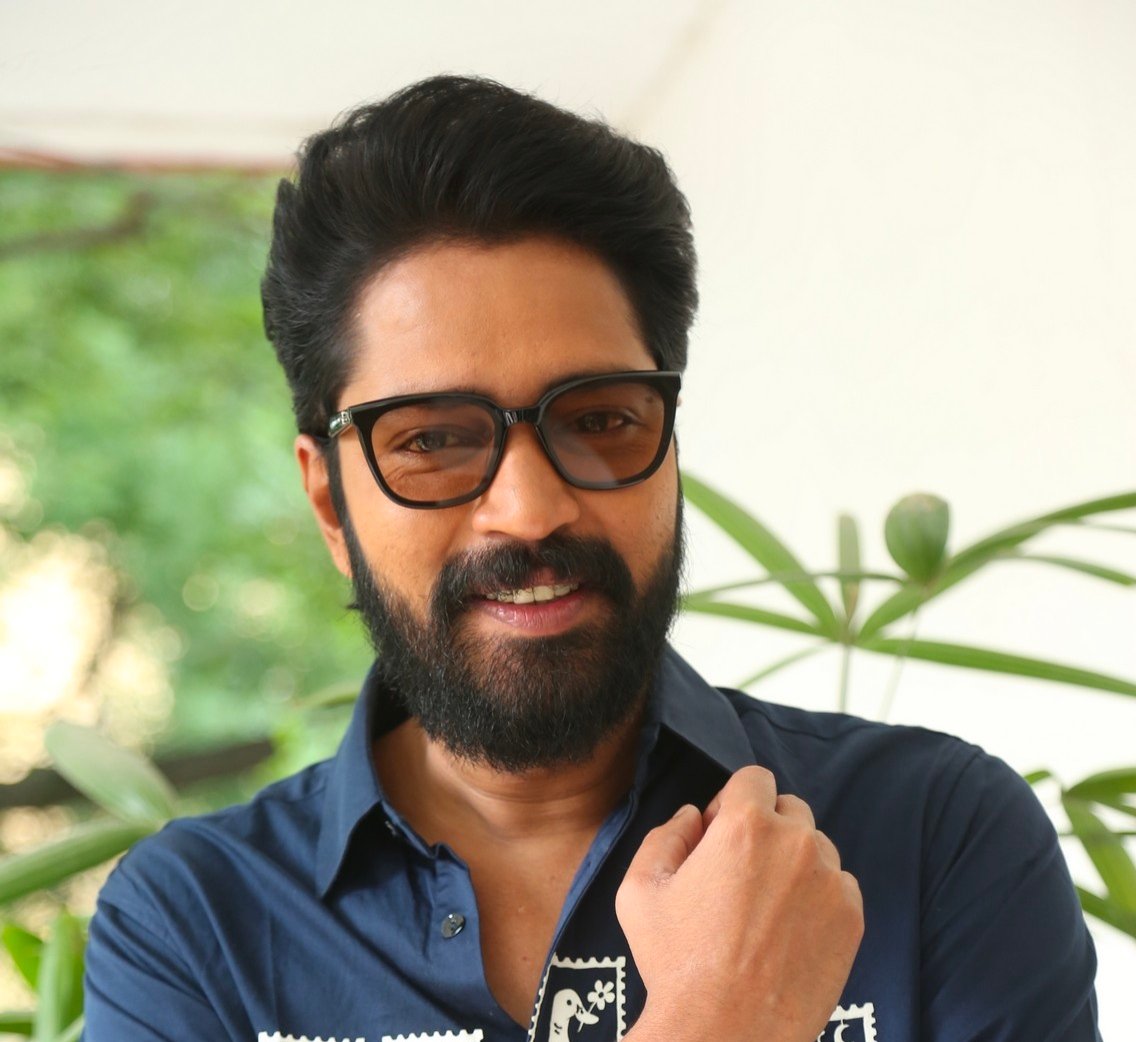 హీరో అల్లరి నరేష్ ఇంటర్వ్యూ ఫోటోస్ @ రంభ ఊర్వశి మేనక మూవీ