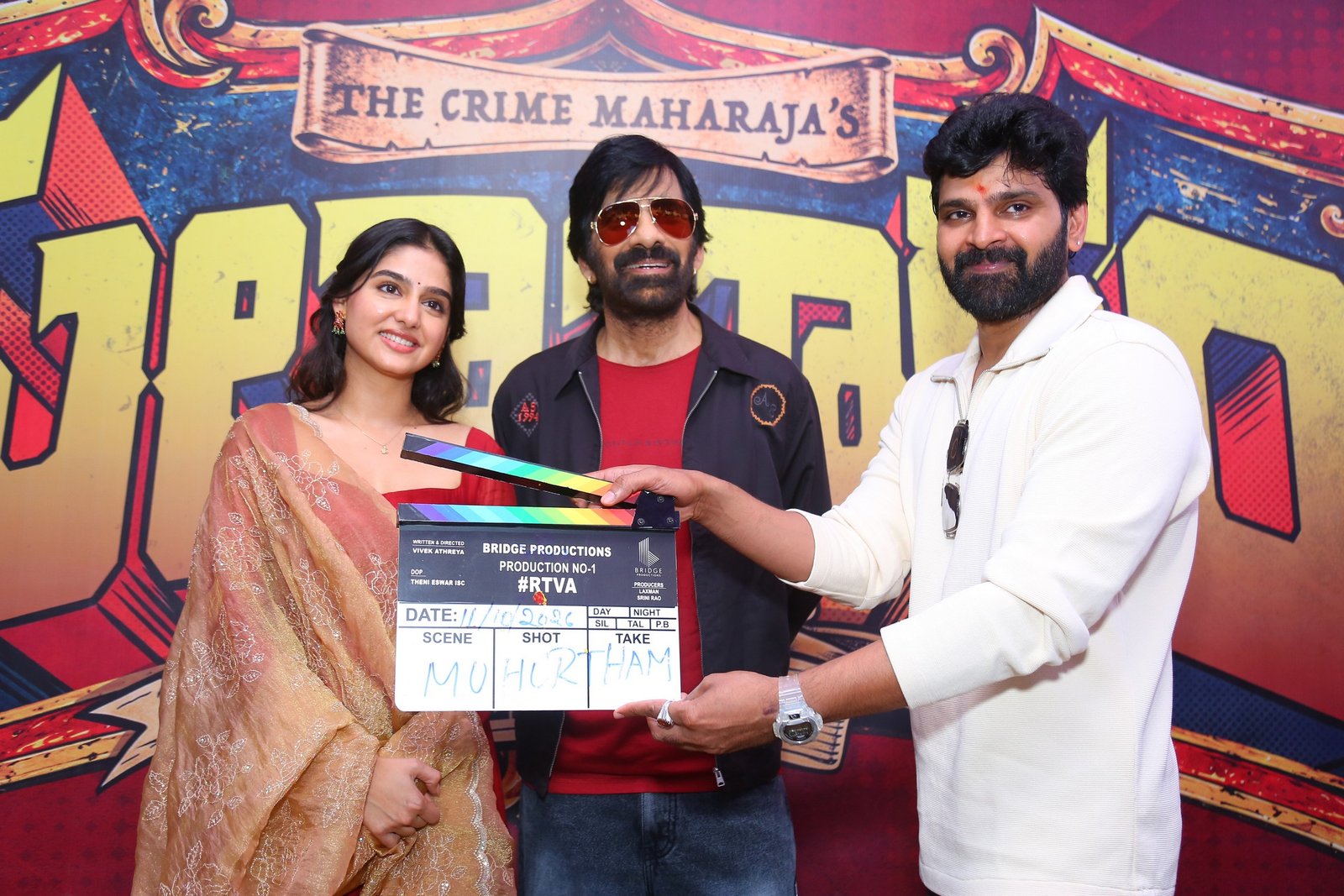 Ravi Teja Thulabhaaram movie Opening Photos