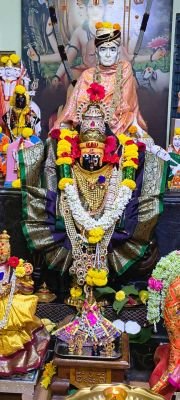 శ్రీ కొల్హాపూర్ మహాలక్ష్మి అమ్మవారికి చీర అలంకారం
