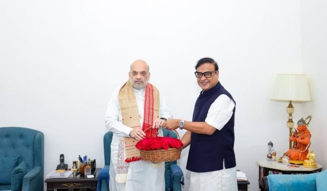 అమిత్ షాతో అస్సాం సిఎం భేటీ