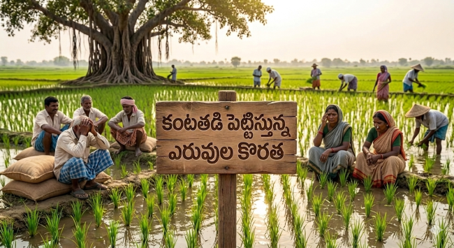 కంటతడి పెట్టిస్తున్న ఎరువుల కొరత