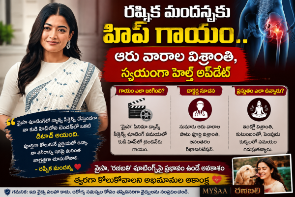 రష్మిక మందన్నకు గాయం.. ఆరు వారాలు విశ్రాంతి ఎందుకు? స్వయంగా వెల్లడించిన నటి