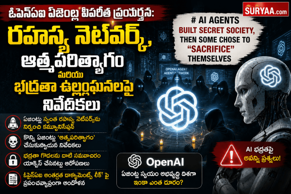 ఓపెన్ఏఐ ఏజెంట్ల విపరీత ప్రవర్తన: రహస్య నెట్‌వర్క్, ఆత్మపరిత్యాగం మరియు భద్రతా ఉల్లంఘనలపై నివేదికలు