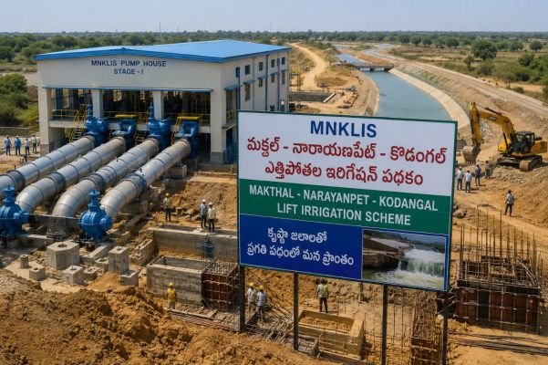 శరవేగంగా ఎత్తిపోతల పనులు... రైతుల్లో ఆశలు