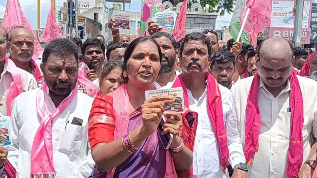 కాంగ్రెస్‌ 420 హామీలపై బీఆర్‌ఎస్‌ పోరుబాట..
