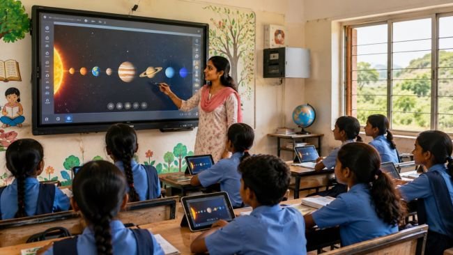 గ్రామీణ విద్యార్థులకు డిజిటల్ విద్య