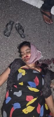 రోడ్డు ప్రమాదంలో మహిళ మృతి