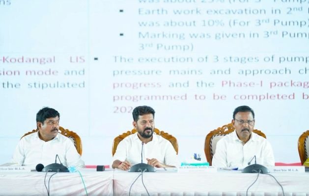 మక్తల్-నారాయణపేట-కొడంగల్ ఎత్తిపోతల పథకం రెండవ దశ టెండర్లకు సీఎం రేవంత్ రెడ్డి ఆదేశం