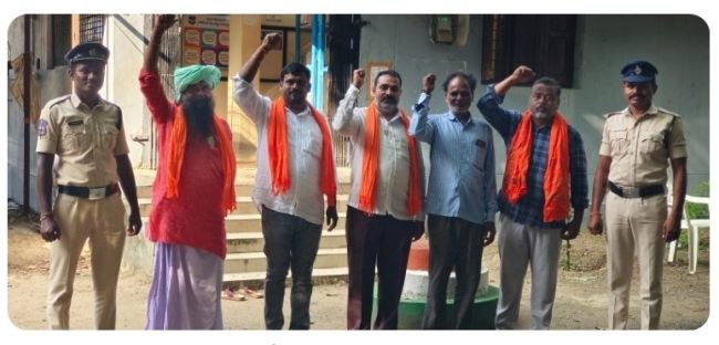 బిజెపి నాయకుల అరెస్ట్.