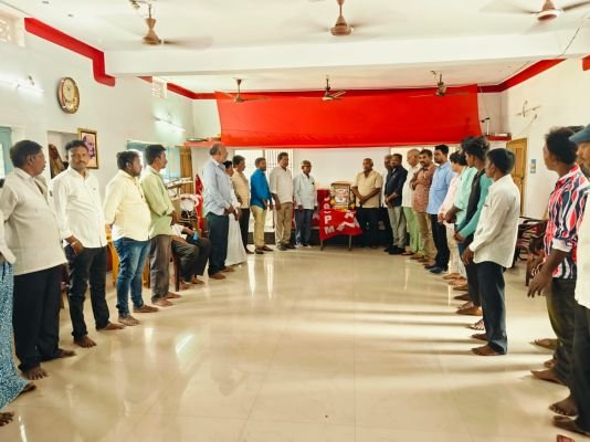 కామ్రేడ్. సీతారాం ఏచూరి ఆశయ సాధన కోసం ప్రతి ఒక్క కార్యకర్త కృషి చేయాలి:సిపిఎం