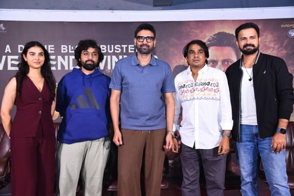 మహేంద్రగిరి వారాహి’కి లభిస్తున్న ఆదరణపై హర్షం: థ్యాంక్స్ మీట్‌లో హీరో సుమంత్, చిత్రబృందం