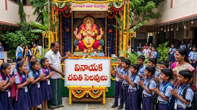 వినాయక చవితి సెలవులపై స్పష్టత.. విద్యాసంస్థల హాలిడేస్ పై లేటెస్ట్ అప్‌డేట్!