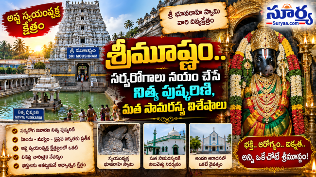 అష్ట స్వయంవ్యక్త క్షేత్రం శ్రీమూష్నం.. సర్వరోగాలు నయం చేసే నిత్య పుష్కరిణి, మత సామరస్య విశేషాలు