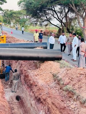 ఎమ్మిగనూరు పట్టణానికి 24 గంటలు తాగనీరు 