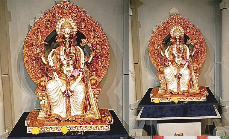 బేగంబజార్‌లో గోల్డ్ ప్లేటెడ్ వినాయక విగ్రహంపై దుమారం.. అసలు నిజం ఇదీ!