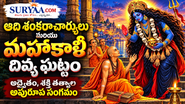 ఆది శంకరాచార్యులు మరియు మహాకాళీ దివ్య ఘట్టం: అద్వైతం, శక్తి తత్వాల అపురూప సంగమం