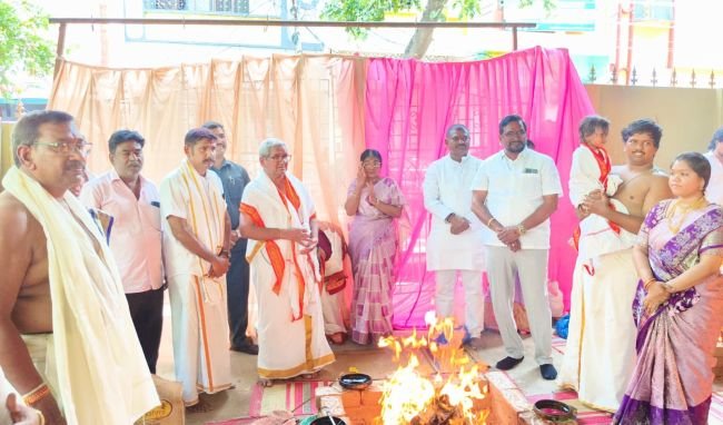 ప్రధాని మోదీ జన్మదినాన్ని పురస్కరించుకొని విశ్వ సంరక్షక మహా గణపతి హోమం