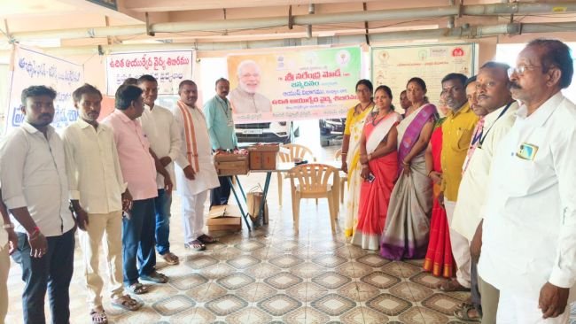 దేశ ప్రధాని నరేంద్రమోదీ జన్మదినం పురస్కరించుకొని ఉచిత వైద్య శిబిరం