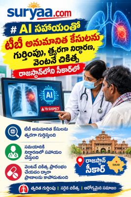  టీబీ అనుమానితుల గుర్తింపునకు ఏఐ సాంకేతికత