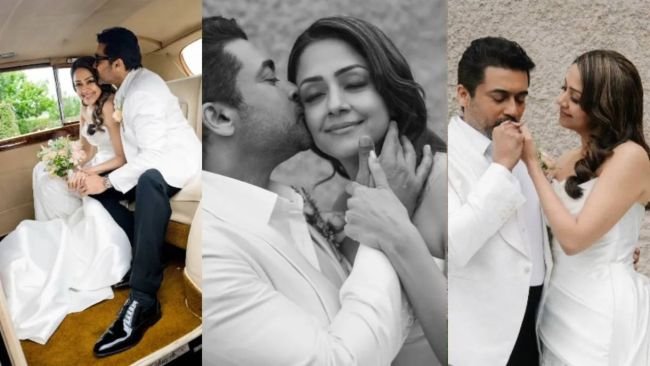 20 ఏళ్ల బంధానికి ప్రతీకగా.. మళ్లీ పెళ్లి చేసుకున్న సూర్య, జ్యోతిక!