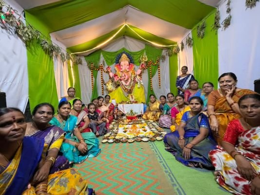 ఆదర్శనగర్ గణనాథునికి 51 రకాల నైవేద్యాలు