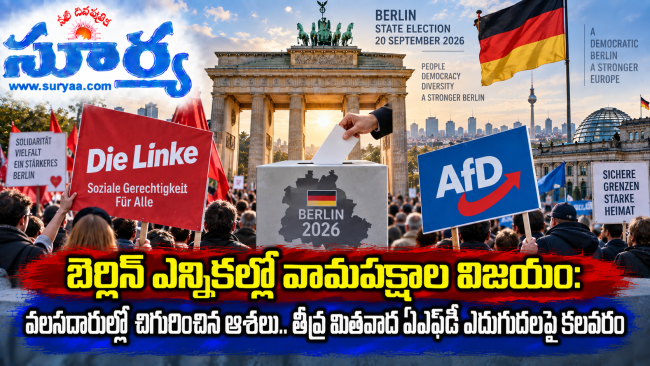  బెర్లిన్ ఎన్నికల్లో వామపక్షాల విజయం: వలసదారుల్లో చిగురించిన ఆశలు.. తీవ్ర మితవాద ఏఎఫ్‌డీ ఎదుగుదలపై కలవరం
