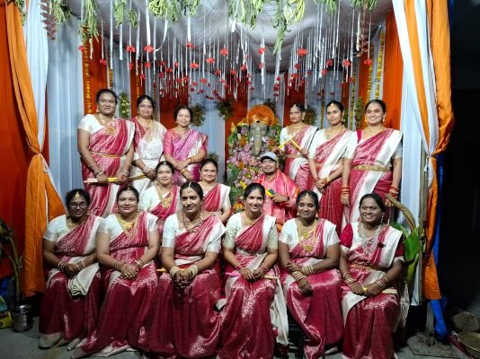 నిజాంపేట భవ్యాస్ శ్రీ సూర్య అపార్ట్మెంట్లో  అట్టహాసంగా వినాయక చవితి వేడుకలు 