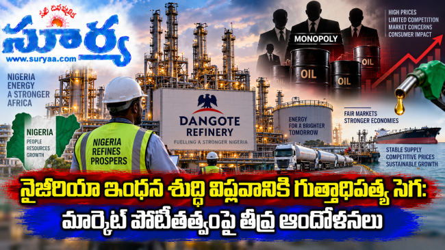 నైజీరియా ఇంధన శుద్ధి విప్లవానికి గుత్తాధిపత్య సెగ: మార్కెట్ పోటీతత్వంపై తీవ్ర ఆందోళనలు