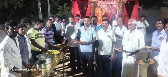 సింగారం కింగ్ డైనమిక్ యూత్ అసోసియేషన్ ఆధ్వర్యంలో ఘనంగా అన్నప్రసాద వితరణ 