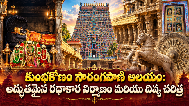 కుంభకోణం సారంగపాణి ఆలయం: అద్భుతమైన రథాకార నిర్మాణం మరియు దివ్య చరిత్ర