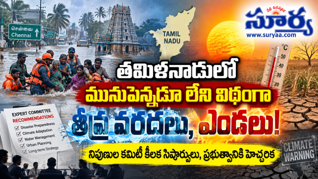 తమిళనాడులో మునుపెన్నడూ లేని విధంగా తీవ్ర వరదలు, ఎండలు: నిపుణుల కమిటీ కీలక సిఫార్సులు, ప్రభుత్వానికి హెచ్చరిక