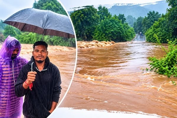 పొంగుతున్న వాగు... తీరని వంతెన కష్టం!