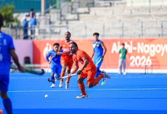 ఆసియా క్రీడల్లో భారత్ హాకీ హ్యాట్రిక్ విజయం