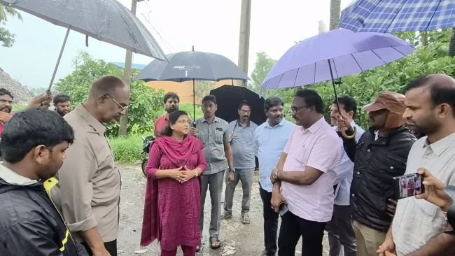 తాడేపల్లిగూడెం సందర్శించిన ఎమ్మెల్యే బలిశెట్టి కలెక్టర్ నాగరాణి 