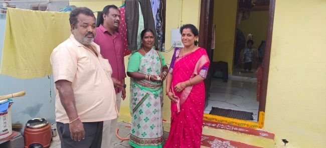 చింటూ కుటుంబానికి కౌన్సిలర్ అర్చన శ్రీనివాస్ పరామర్శ