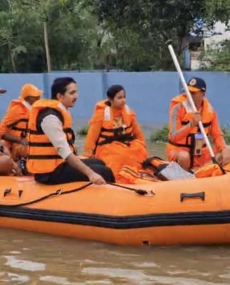 భారీ వర్షాల నేపథ్యంలో ముమ్మర భద్రతా చర్యలు