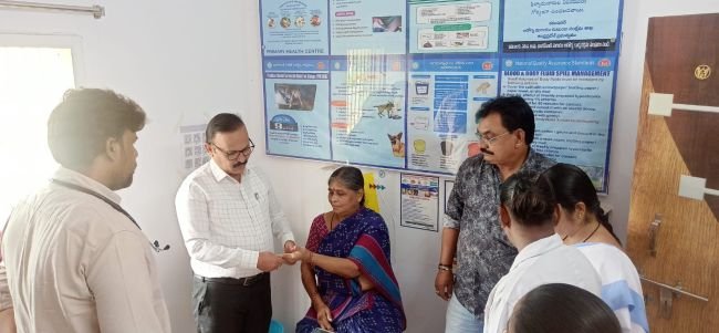 లెప్రసీ కేసుల గుర్తింపు కై వైద్య పరీక్షలు