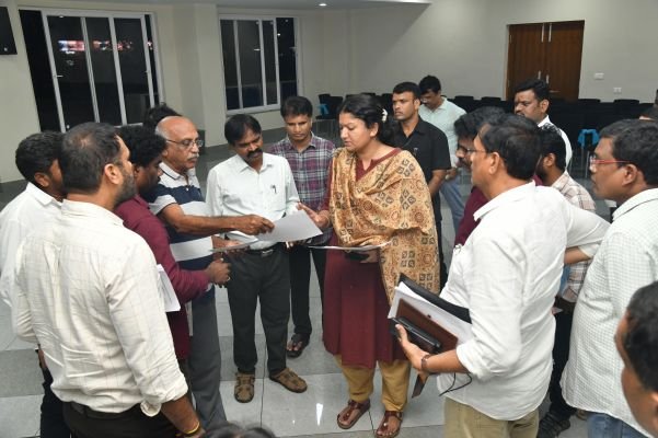 కలెక్టరేట్ ప్రారంభోత్సవానికి పకడ్బందీ ఏర్పాట్లు